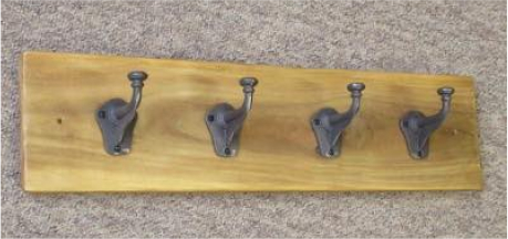 Doorknob Coat Hooks perfect for our new rustic home.