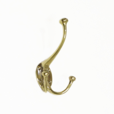 View all our double hooks; available in iron and brass