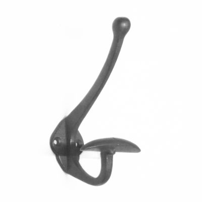 Cast Iron French Shop Coat and Hat Hook